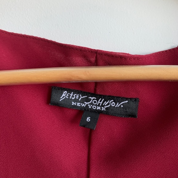 Vintage Betsy Johnson silk velvet dress - Picture 3 of 7